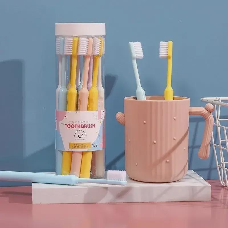 Brosse à dents souple haute densité pour adultes – Soin doux pour hommes, femmes et femmes enceintes