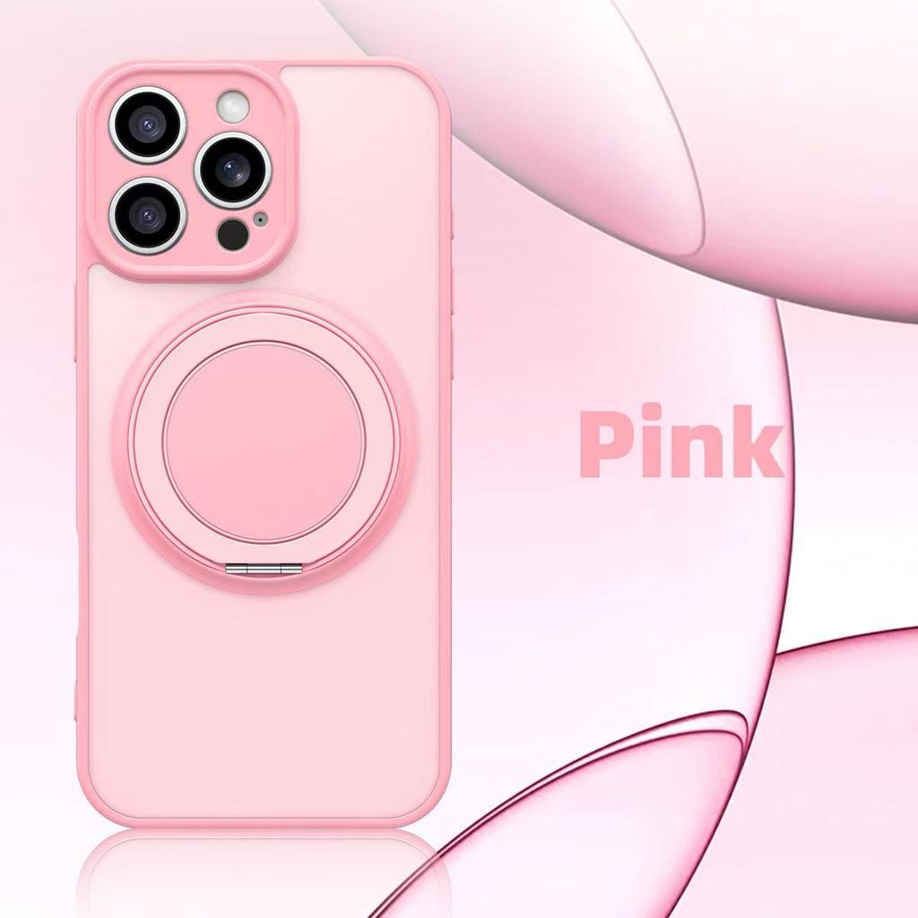 iPhone17 mobile phone case new skin matte 360 magnetic suction bracket integrated suitable for Apple 16PROMAX case