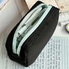 Large Capacity Pen Bag Zipper Design Stationery Organizer New Pencil Case  Students