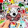 T01040520 Clearance 50 Text Stickers Football Life Stickers Sports Competition Personality Creative Water Cup Notes