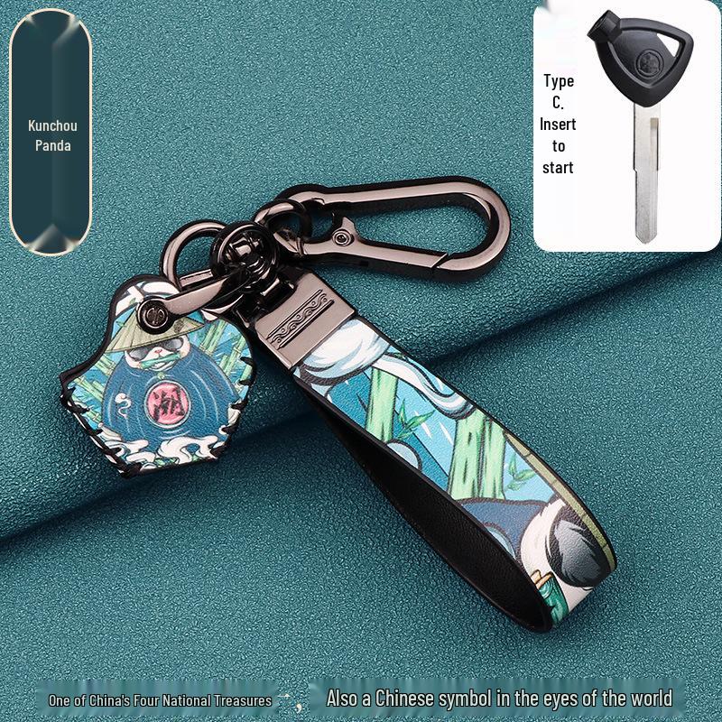 Haojue USR125/AFR/XCR/DR300/TR300 Motorcycle Key Cover - Tiger Shark Design