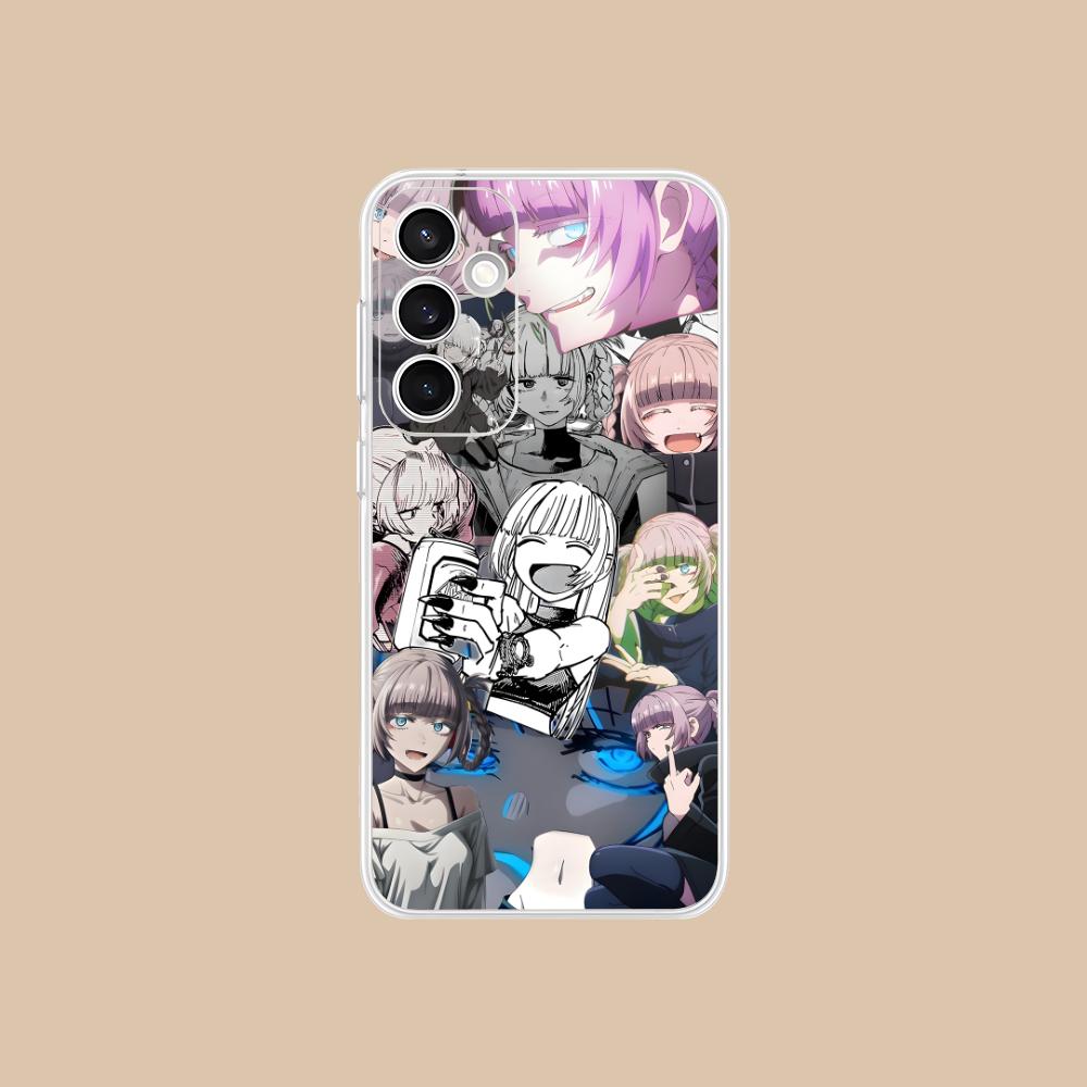 Call Night Nazuna Clear Mobile Phone Case for Samsung Galaxy S25 S24 S23 S22 S21Plus FE Ultra Colorful Cover