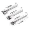 MultiPurpose Steel Chisel Leather Hole Punch Tool Design For Leather Crafting Projects And Detailed Artwork Fork Punch