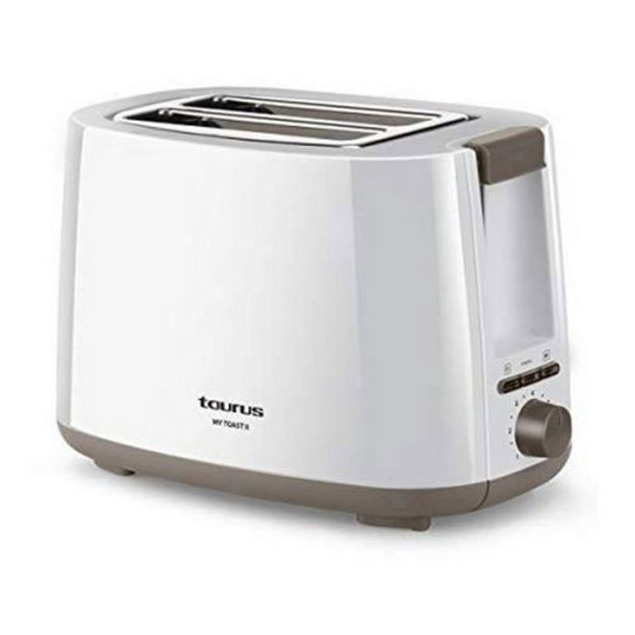 Taurus My Toast II Toaster - White - 2 Slots - 750W - Defrost Function