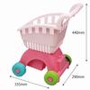 Toy Royal Shopping Cart (Pretend Play/Shopping) Educational Toy (Realistic Egg Carton/Includes Food Accessories) Pastel Colors