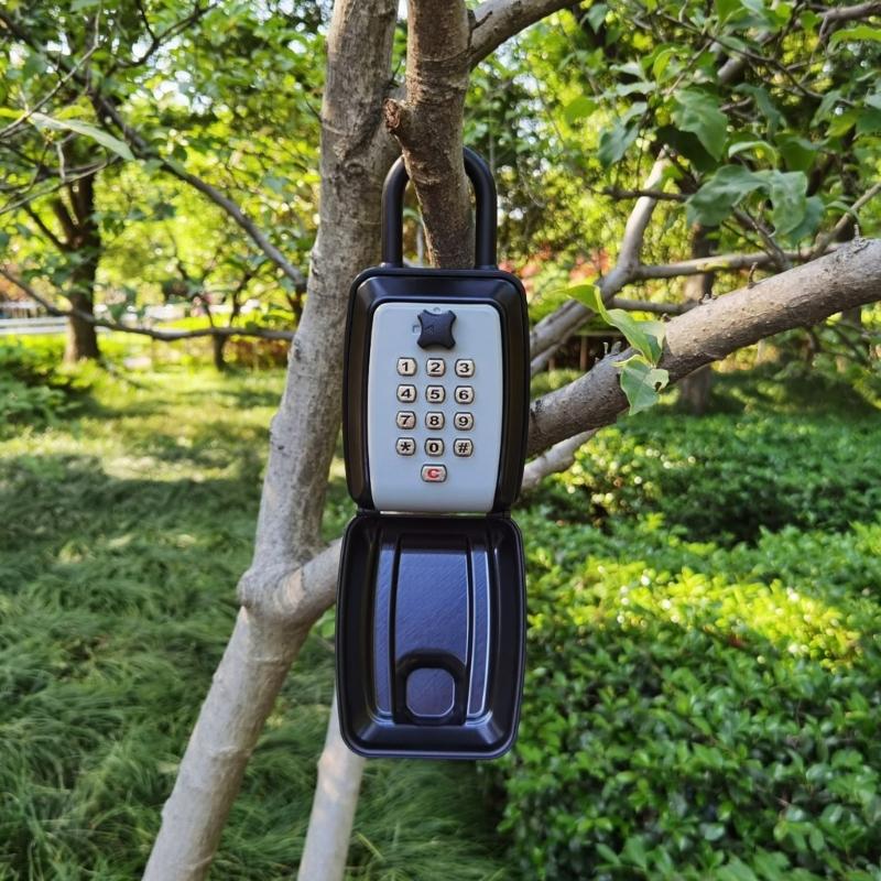 Weatherproof Outdoor Key Lock Box Wall Mounted Key Safe Codes Locking Storage Box Waterproof Lock Box for Key Room Card