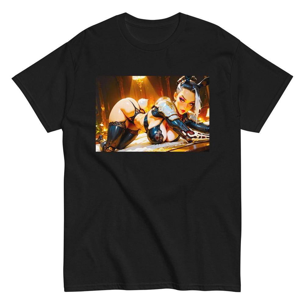Hot Ecchi Anime Girl Hentai Sexy Manga Waifu Short-Sleeve Unisex T-Shirt