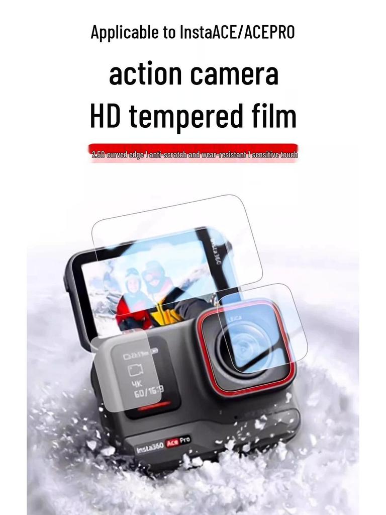 Insta360 AcePro2 Camera Accessories: Riding Headband, Chest Strap, Backpack Clip, Motorcycle Mount