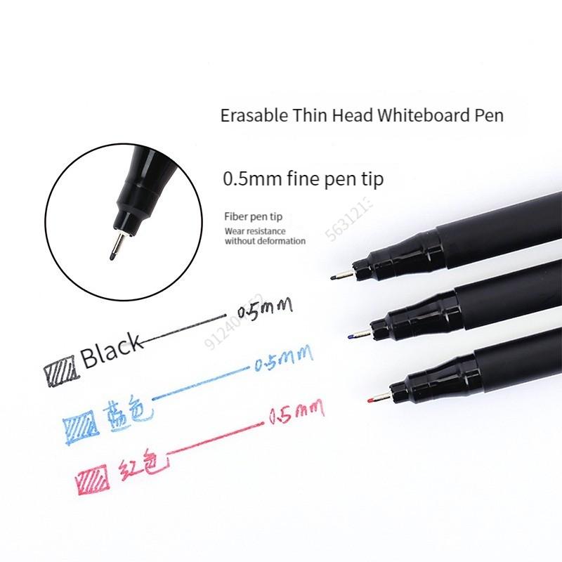 1/3 ks 0,5mm Stíratelné umělecké fixy Stíratelný fix na bílou tabuli Kancelářské Školní Záznam ze schůzky Psací potřeby Extra jemný hrot