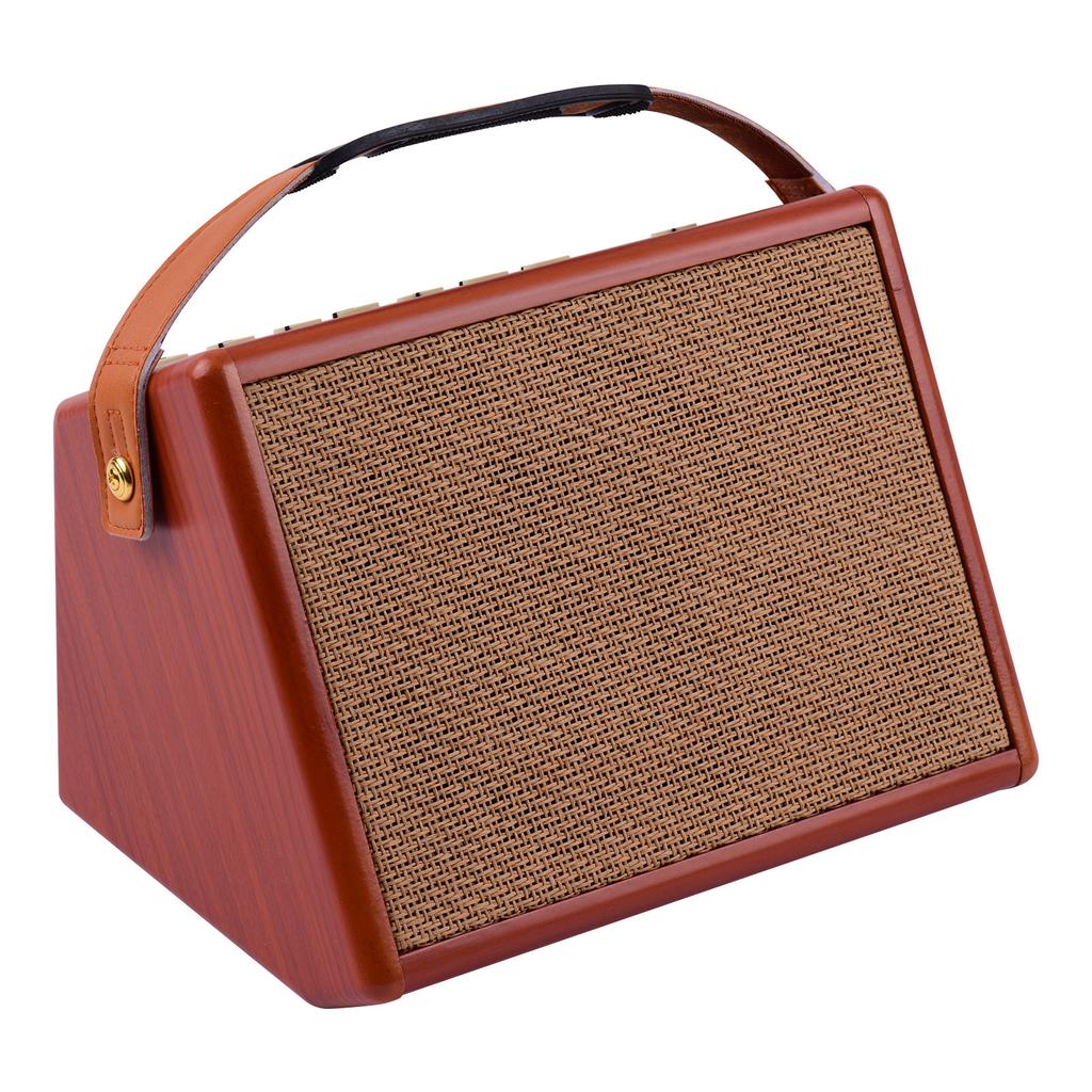 AC-25 25W Portable Acoustic Guitar Amplifier Rechargeable Amp Wireless BT Speaker Indepedent Reverb