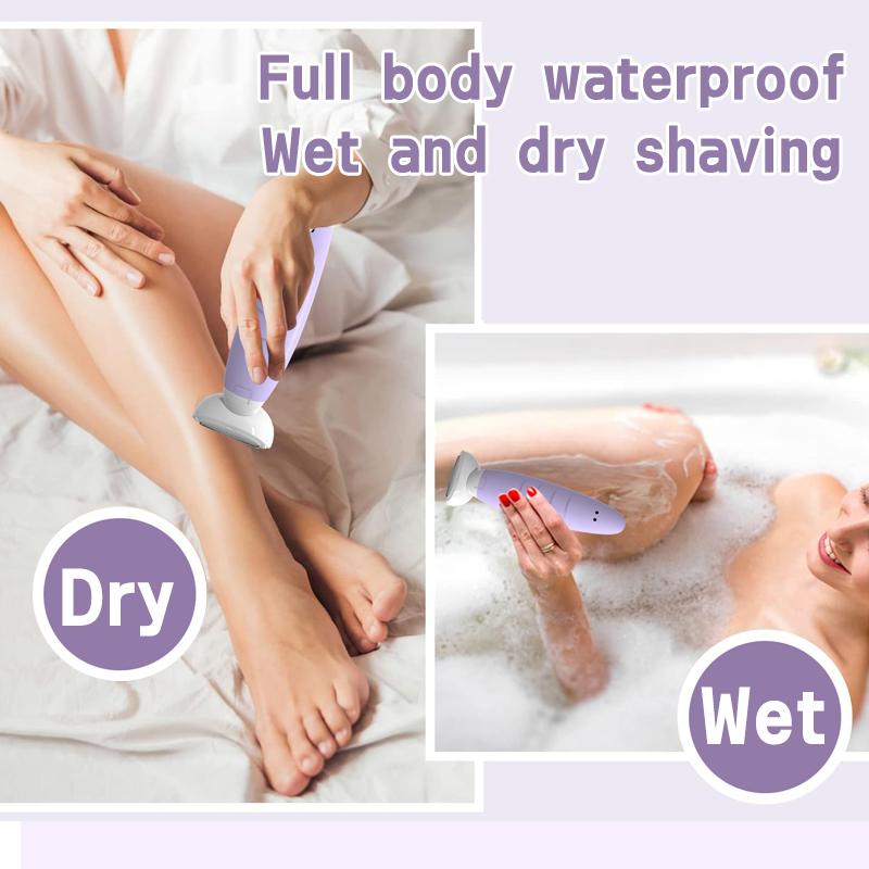 5 In 1 Painless Hair Removal Epilator Rechargeable Trimmer Women Body Razor Face Leg Armpit Bikini Pubic Shaver Hair Remover
