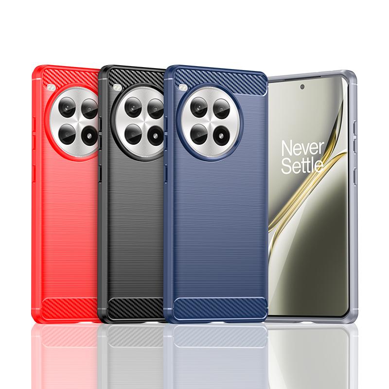 

Для чехла OnePlus Ace 3 Pro Чехол для OnePlus Ace 3 Pro Противоударный мягкий силиконовый чехол из углеродного волокна для OnePlus Ace 3 Pro Чехол OnePlus Ace 3 Pro чёрный