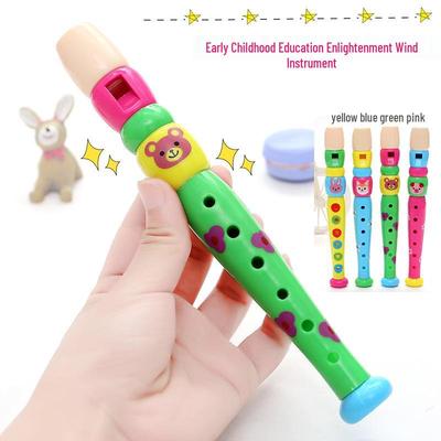 Children's Beginner Piccolo Recorder: Six-Hole Plastic Music Toy for Kindergarten Girls