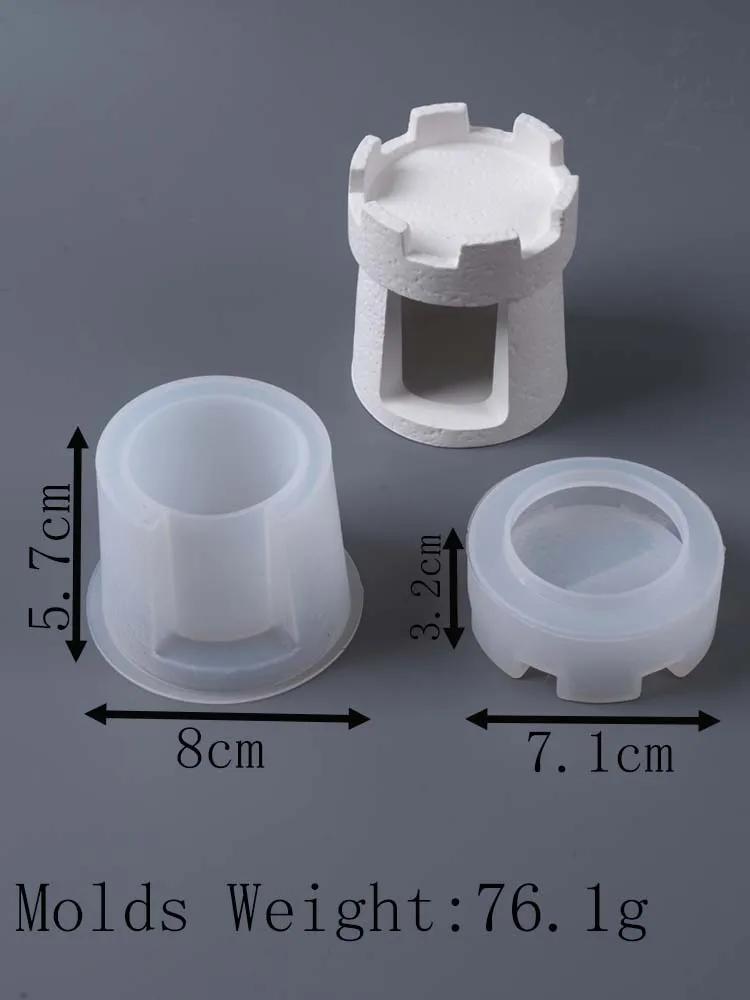 

Замок печь для плавления воска силиконовая форма DIY гипсовая мини-сковорода ручка арома горелка свеча сосуд чашка набор европейских ремесленных украшений
