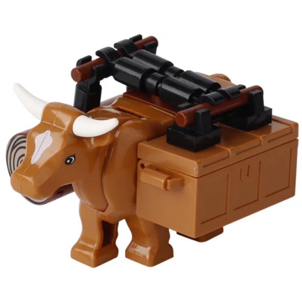 Militära Medeltida Byggklossar Soldatfigurer Riddare Utrustning Djurtillbehör Fäste Rüstning Krigshäst Miniklossar MOC