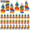 WTEMPO Wave-Shaped Sand Bottles Sand Painting Art Bottles DIY Handcraft Sand Painting Art Kit Sand Art Containers Sand Craft Collection Bottle