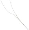 [Naot Jewelry] Long Bar Necklace (Silver) Silver Necklace Nn023s