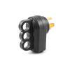 QWORK Nema 14-50P 50 Amp Male RV Replacement Plug, 2 Pack 125/250V Power Assembly Plug With Handle For Camper Trailer