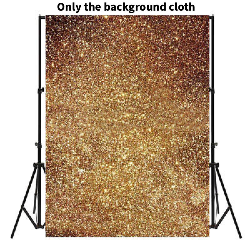 Studio Golden Glitter Photography Backdrop Prop Tools For Wedding Christmas