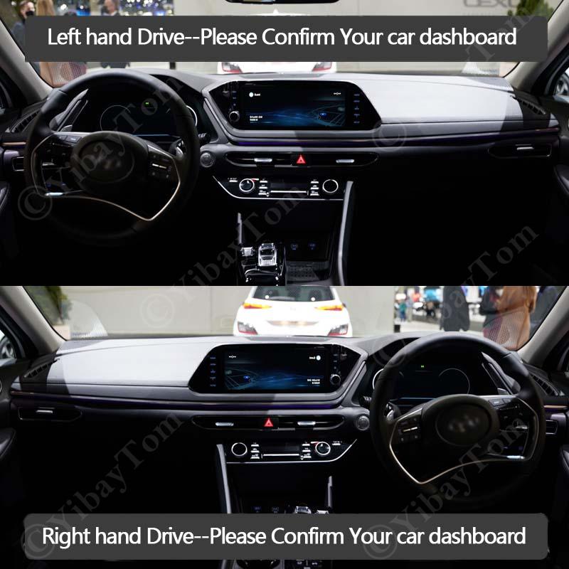 For Hyundai Sonata DN8 N Line 2020 2021 2022 Dashboard Cover Dash Board Mat Carpet Pad Sunshade Cushion Anti-UV Car Accessories