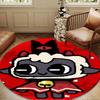 Cult Lamb Game Fantasy Round Mat, Anti-slip Circle Carpet Chair Rug For livingroom,Bedroom, Doormat Home Decor Gift Christmas Gifts