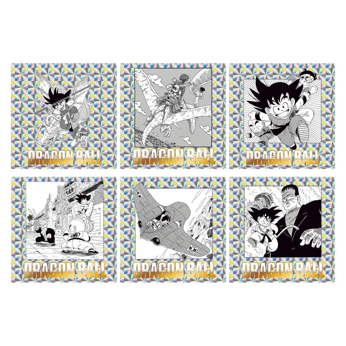 BANDAI Dragon Ball 40-летие Оригинальная Иллюстрация Наклейка Вафли 2 Вафли Конфета Игрушка Набор из (Выпечка кондитерская) [Коробка 20]