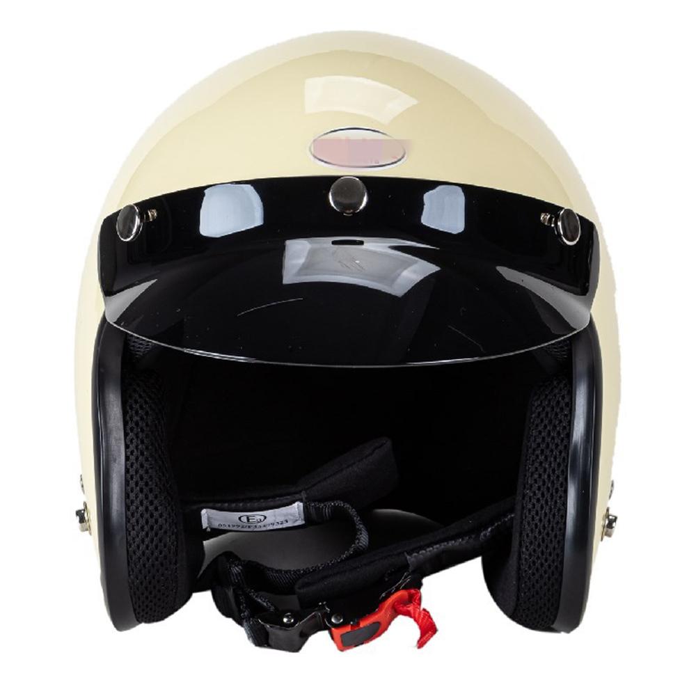 Motorcycle Helmet Visor Shield – 3 Snap Button Flip Up Wind Protector