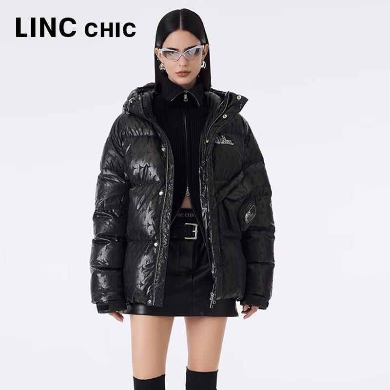 

Jin Yujie Unisex Celebrity Style Printed Short Down Jacket S
