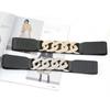 Punk Party Sweater Gothic Coat Tassel Chain Women Punk Belts PU Leather Waistband Jeans Waist Strap