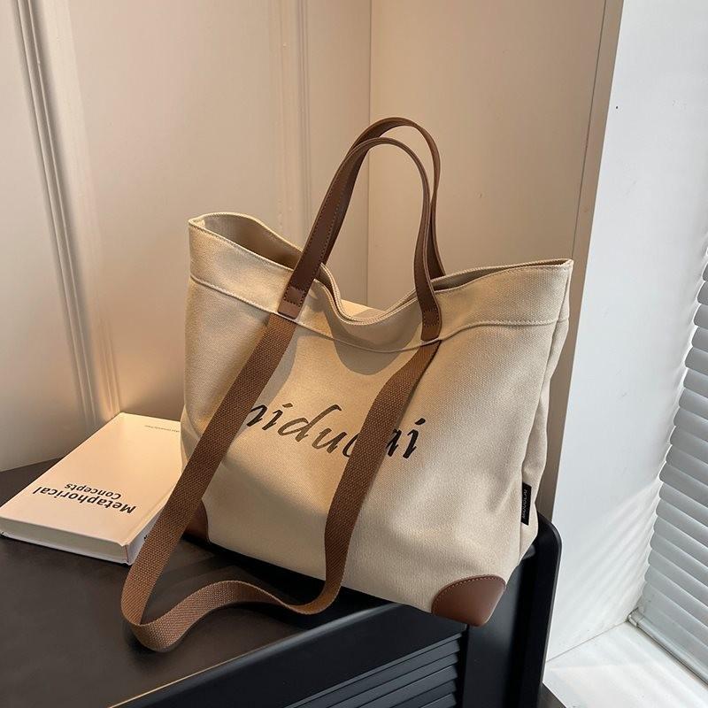 Stylish And Versatile Canvas Tote Bag For Women With Magnetic Closure And Spacious Design