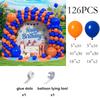 Royal Blue Balloons Arch Kit Orange Blue Ballon Garland Birthday Party Baby Shower Valentine Day Bridal Shower Decoration Globos