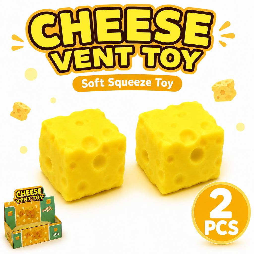 Käsewürfel Quetschspielzeug Realistischer Käseblock Langsames Rückprallen Squishy Fidget Sensorische Stressbewältigung Schreibtischdekoration Neuartiges Geschenk