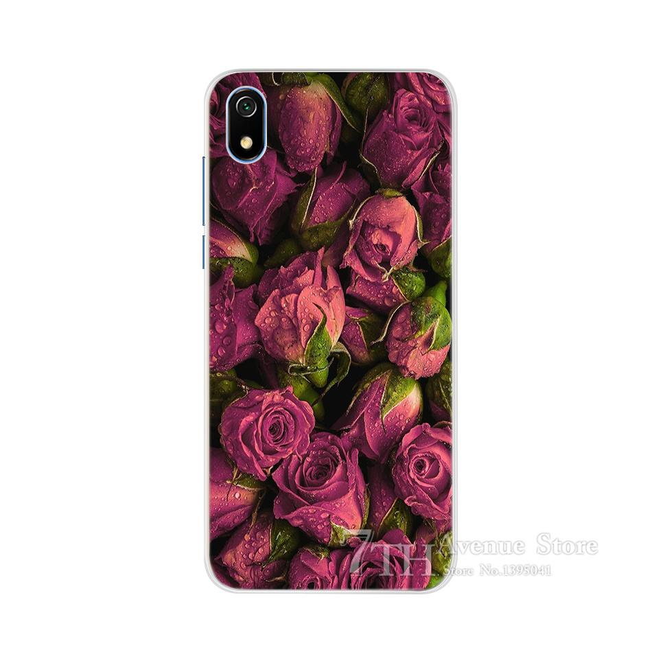 Soft TPU Case For Huawei Y5 2019 Cartoon Silicone Back Cover Phone Case For Huawei Y5 2019 Y 5 Y52019 AMN-LX9 Cover Capa Rose