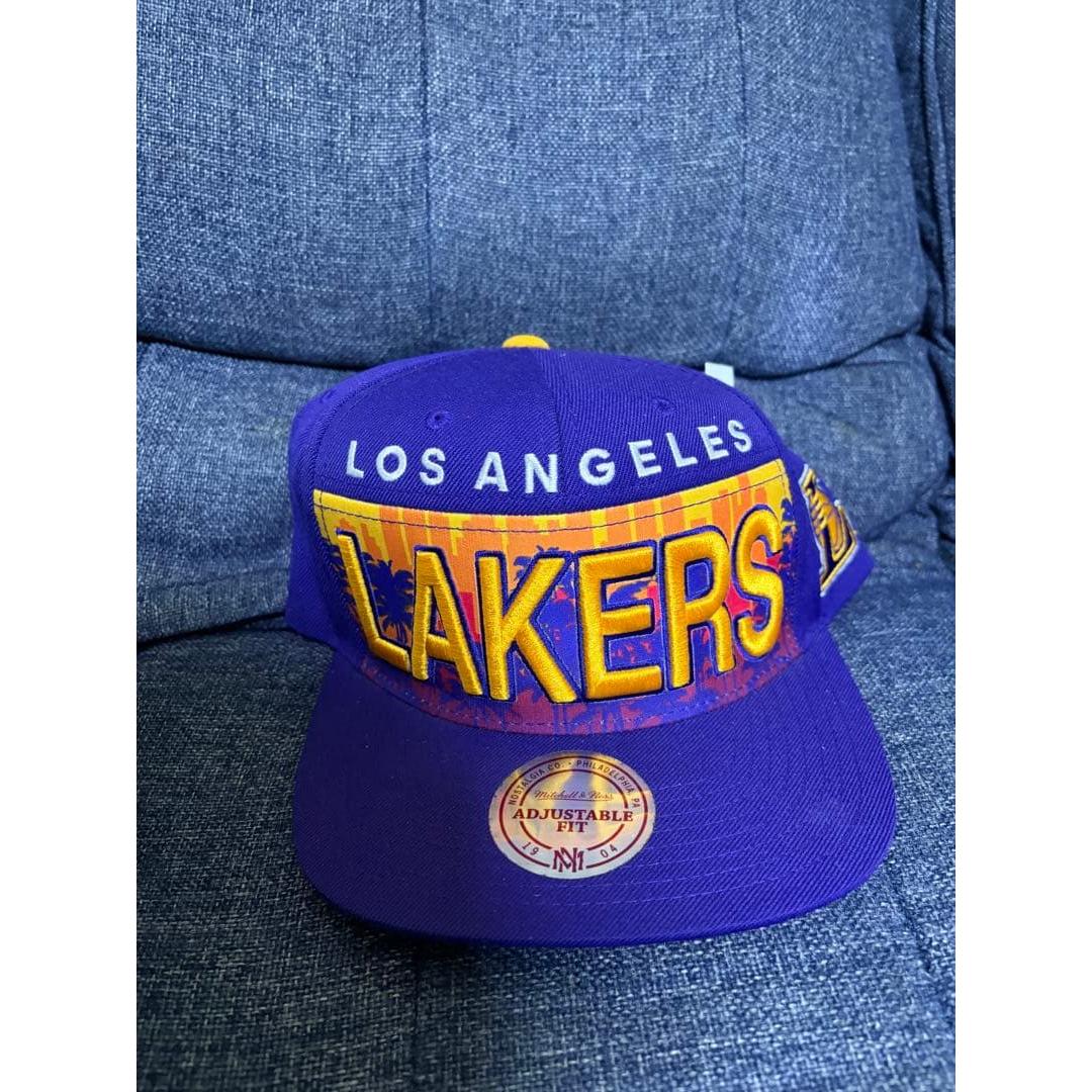 Used Mitchell & Ness Los Angeles Lakers Cap