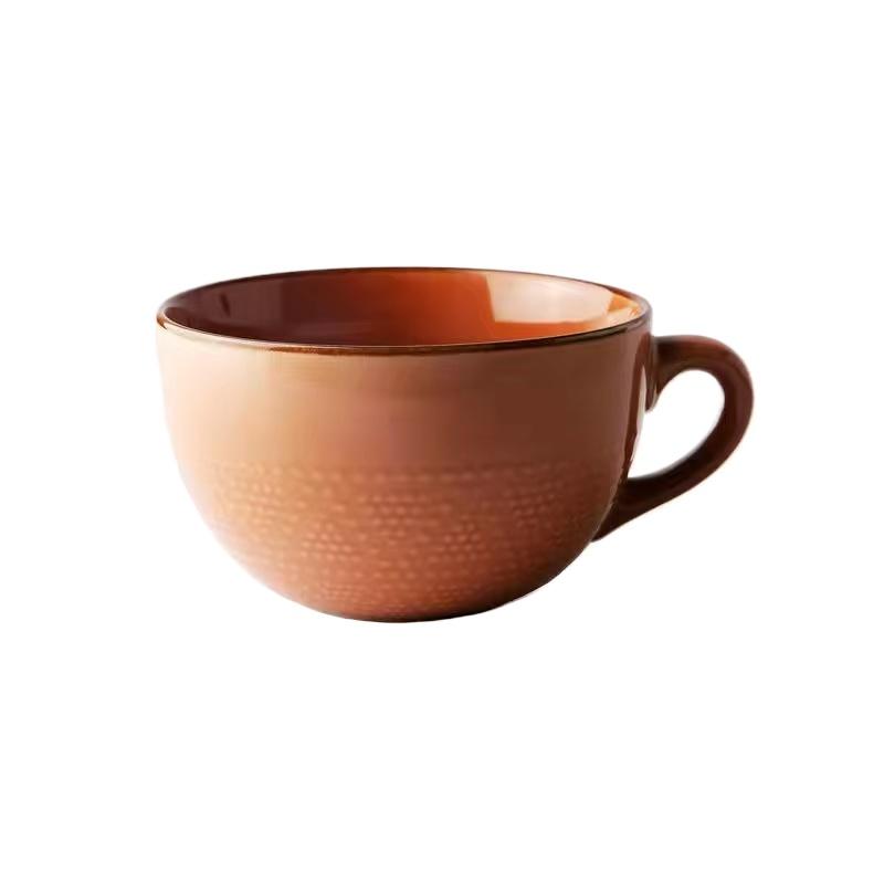Keramik-Kaffeetasse mit großem Fassungsvermögen für den Haushalt, Trinkgeschirr für das Büro, Salatschüssel mit Instantnudeln, Frühstücksmilch, Haferflockenbecher, 700 ml