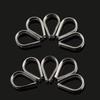 10Pcs Cable Wire Rope Protective Sleeve Triangular Cable Clamps Heavy Duty Thimble Rigging Accessory Fixing Workpiece