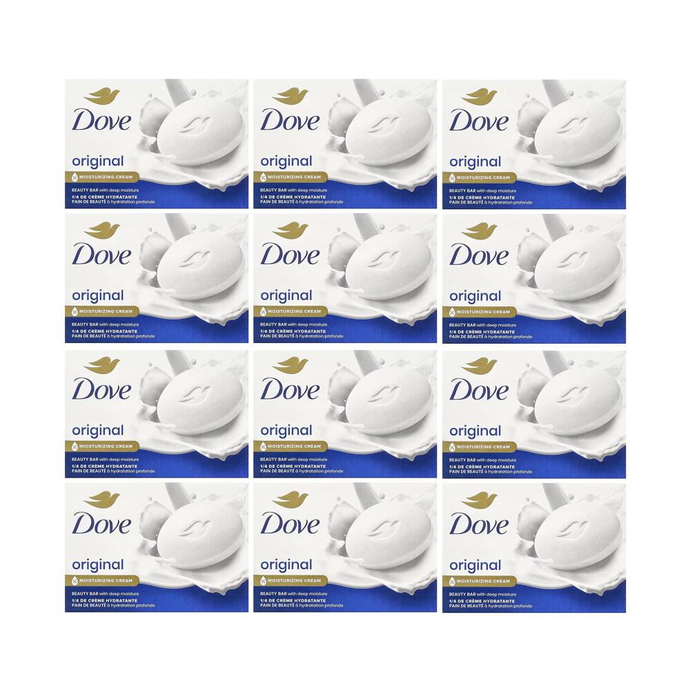 Dove Deep Moisture Beauty Bar Soap, 106g (3.75oz) Each, 12 Count 106g - 12 ea