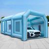 Inflatable Tent 39.3x16.4x13.1Ft Inflatable Spray Booth Tent Inflatable Paint Booth Tent Car Paint Booth Giant Workstation 210D Oxford Fabric With 2