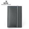 2020 RFID Passport Holder, Cowhide Leather with Elastic Band, Multi-Card Slots, ID & Document Cover