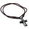 New Style Necklace 66 Cm with Cross Agate Pendant Charms for Elegant Women Wedding Clothes Jewelry