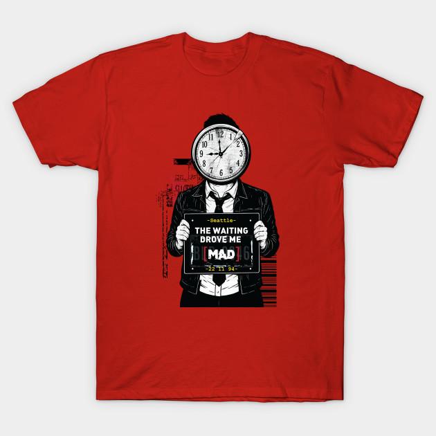 

Men Black Print T-shirt C0Rdur0Y No-Cut Transfer Paper Print Cotton Tshirt M