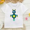 Tshirt for Boysgirls Cartoon Robot Graphic Printed Toddler Tshirt Fashion Harajuku Boys Girls Universal Clothing Dropshipping