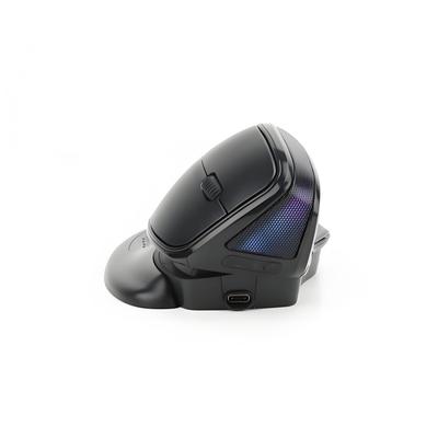 Ergonomic Wireless Gaming Gaming Hand RGB 6 Compatible with and Linux Mouse, 1000/1600/2000/2400/3600 DPI, 5-Level DPI, Rest, Forward/Back Buttons,