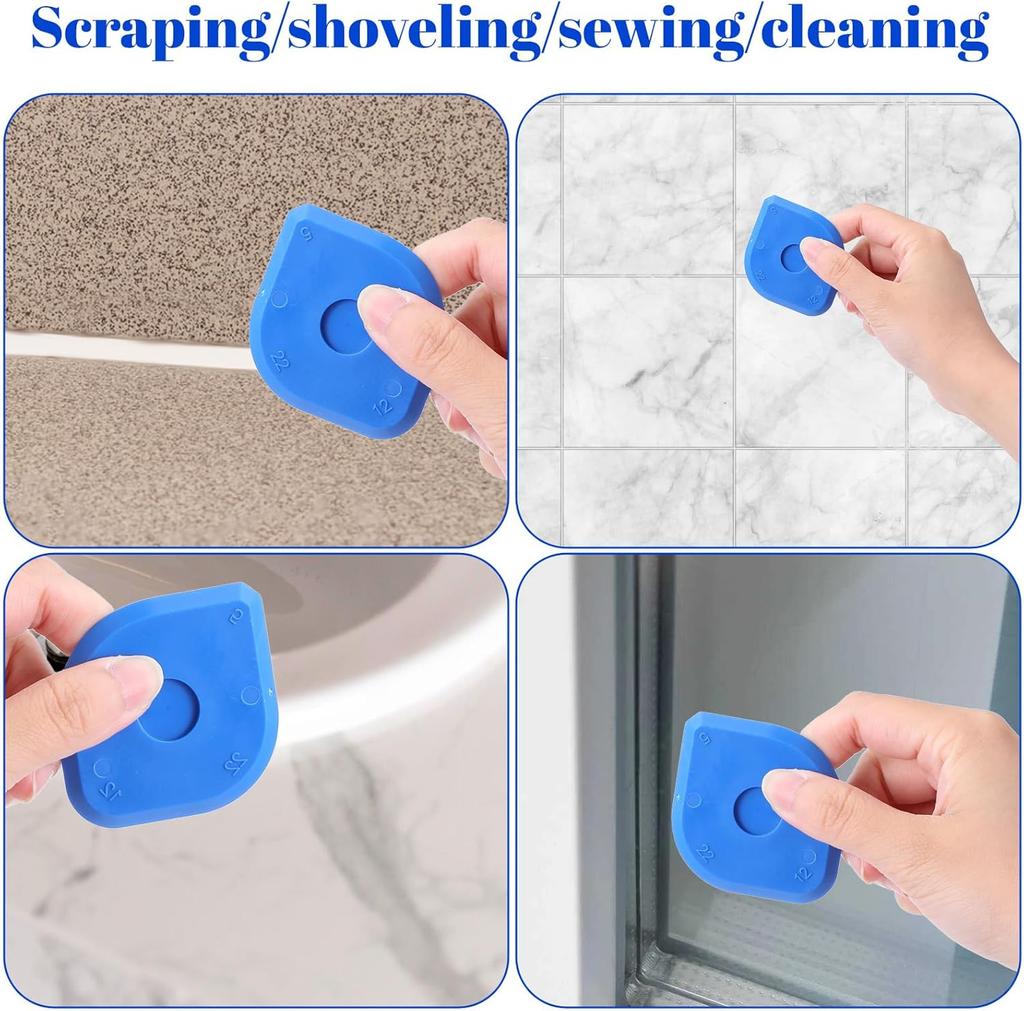 Custom Color 5-piece Silicone Sealant Profiler Putty Knife Caulking Scraper Sealant Spatulas