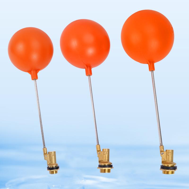 1/2" 3/4" 1" Brass Float Ball Valve Water Sensor Float Ball Valve Control Flow Control Float Sensor Valve