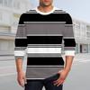 Men's T Shirt O-Neck Clothing Apparel Outdoor Long Sleeve Print Fashion Designer Vintage