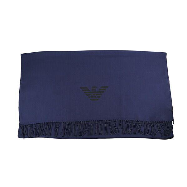 Used New Armani EMPORIO ARMANI Scarf/Stole Blue