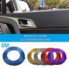 5M Car Style Interior Trim With Decorative Molding Fascia Dashboard Door Edge Universal Auto Parts