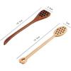 Brown Honey Dippers, Handmade Spoon Stirrer, Long Handle Honey Dipper Mixing Stick, Wooden Honey Dipper, Handmade Honey Drizzler for Kitchen and