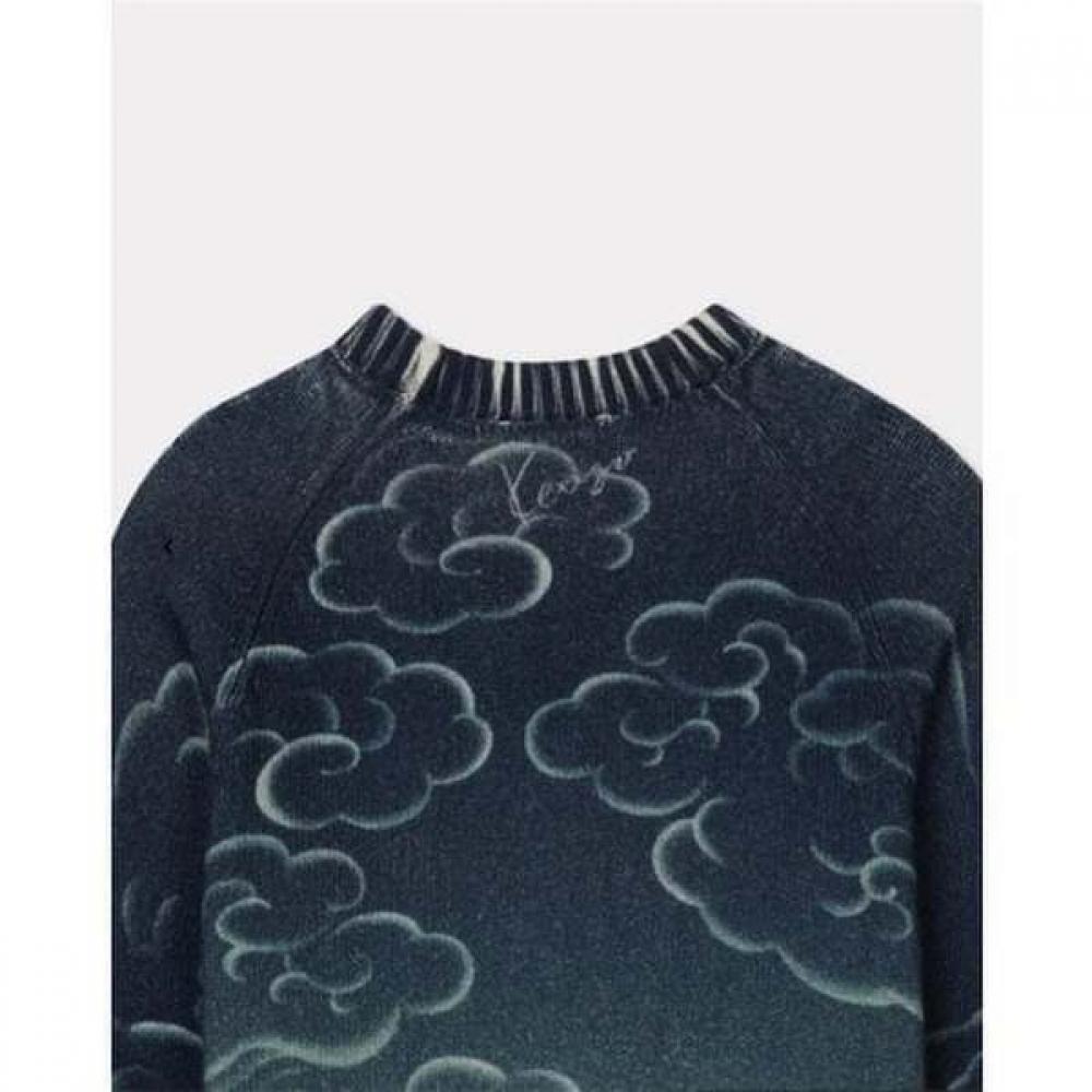 Kenzo Kids Junior 14age Crowd Tiger Knit Sweater Z256afk121